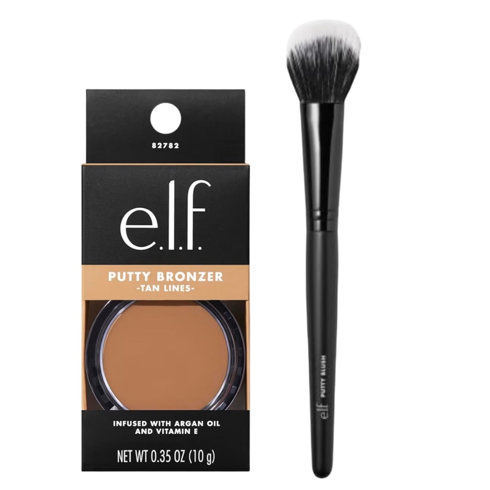e.l.f. - Putty Bronzer & Putty Blush Brush